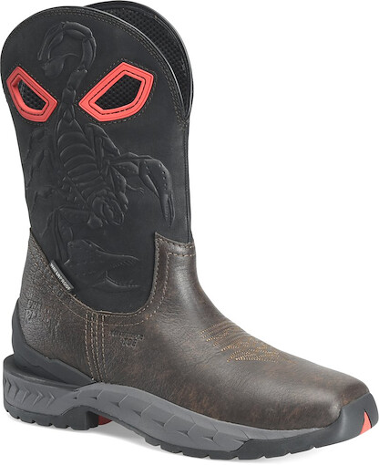 Phantom Rider Men's 11" Death Stalker Demitasse/Black Composite Toe Pull-On Work Boot - PH6001