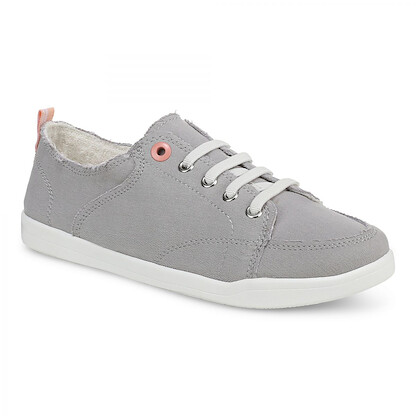 Vionic Women's Beach Pismo Sneaker Light Grey Canvas - 10011625020