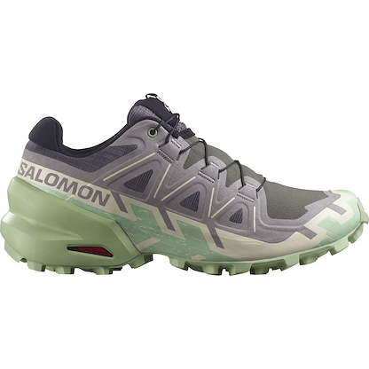 Salomon Women's Speedcross 6 Trail Running Shoes Castlerock/Vanilla Ice/Smoke Green - L47582000