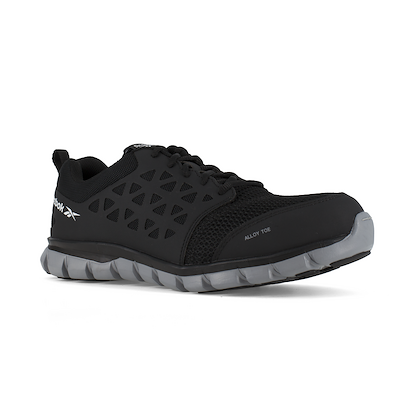 Reebok Work Women's Sublite Cushion Alloy Toe EH Athletic Work Shoe Black - RB041