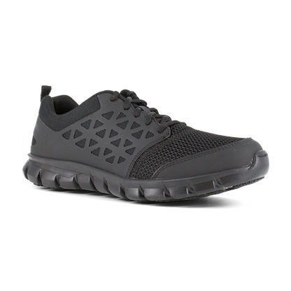 Reebok Work Women's Sublite Cushion Soft Toe ESD Athletic Work Shoe Black - RB435