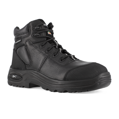 Reebok Work Women's 6" Trainex Composite Toe Wateproof PR Sport Work Boot Black - RB765