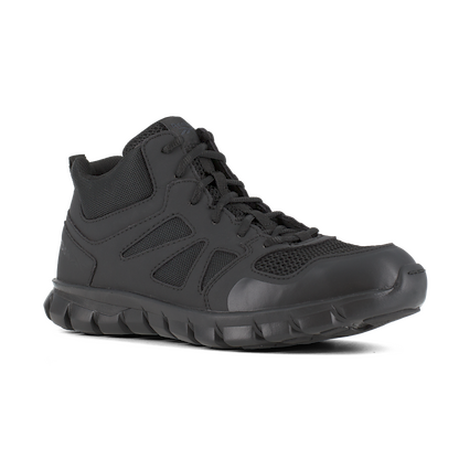 Reebok Work Women's Sublite Cushion Tactical Mid-Cut Soft Toe EH Work Boot Black - RB805