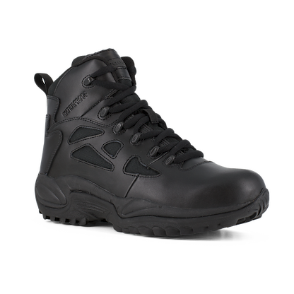 Reebok Work Men's 6" Rapid Response Soft Toe Waterproof Tactical Boot Black - RB8688