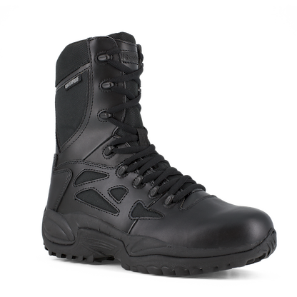 Reebok Work Women's 8" Rapid Response Soft Toe Waterproof Tactical Boot Black - RB877