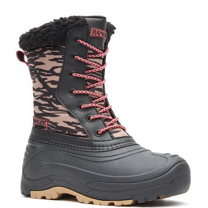 Ranger Big Kids' Snowbank Snow Boot Black - RGSBY01