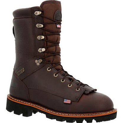 Rocky Men's 10" Elk Stalker Waterproof 1000g Insulated Outdoor Boot Brown - RKS0549