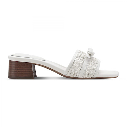 Rockport Women's Clarice Slip-On White Sandals - W-Clarice2-WHI01