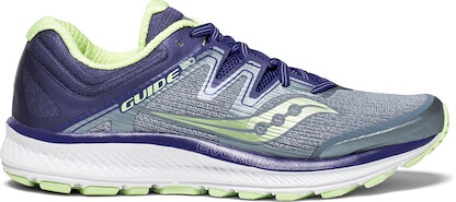 Saucony Women's Guide ISO Running Shoe Fog/Purple/Mint - S10415-1