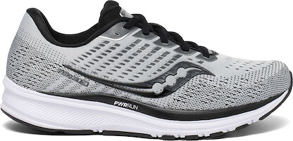 Saucony Men's Ride 13 Wide Running Shoe Alloy/Black - S20580-40