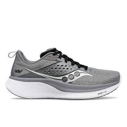 Saucony Men's Ride 17 Wide Running Shoe Cinder/Black - S20925-107