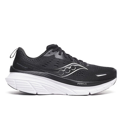 Saucony Men's Guide 18 Wide Running Shoe Black/White - S20999-100
