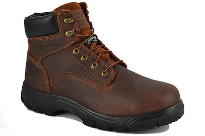 WORK ZONE Men's 6" Steel Toe Insulated Work Boot Brown - S651