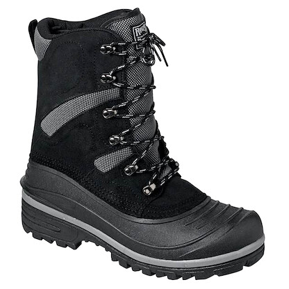 Ranger Men's Pingo Waterproof Insulated Winter Pac Boot Black - A487-BLK
