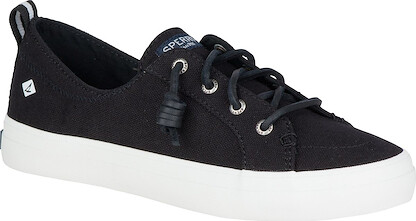 Sperry Women's Crest Vibe Linen Sneaker Black - 13881554 (STS99251)