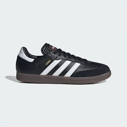 Adidas Unisex Samba Indoor Soccer Shoes Core Black/Cloud White/Vivid Red - IH6000