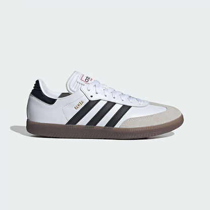 Adidas Unisex Samba Indoor Soccer Shoes Cloud White/Core Black/Vivid Red - IH6001