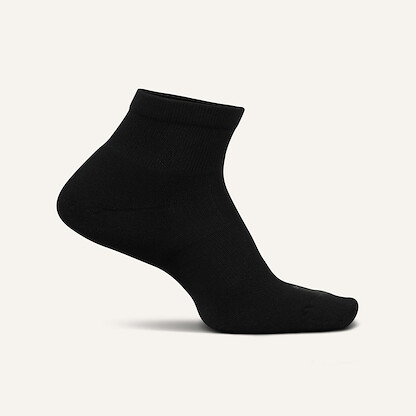 Feetures Unisex Therapeutic Max Cushion Quarter Socks Black - F200301