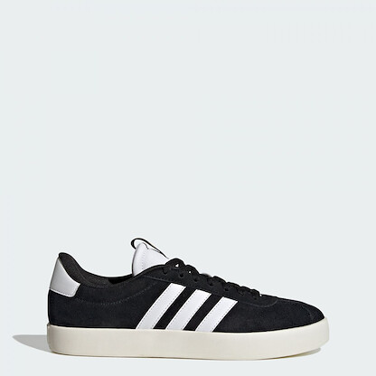 Adidas Women's VL Court 3.0 Sneaker Core Black/Cloud White/Gold Metallic - ID6279