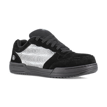 VOLCOM WORKWEAR Men's Hybrid Skate Inspired Composite Toe ESD Work Shoe Black/Tower Grey VM30361