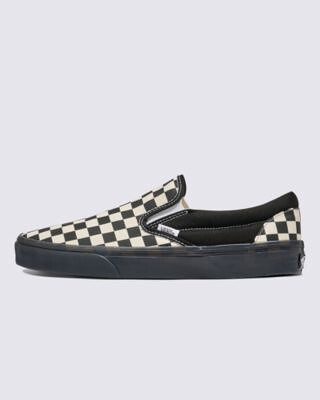 VANS Unisex Classic Slip-On Checkerboard Shoe Checkerboard White/Black - VN000D5PYB2