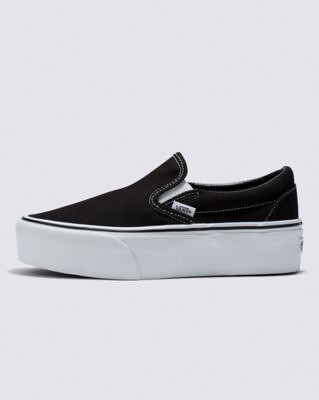 VANS Unisex Old Skool Stackform Shoe Canvas Black/True White - VN0A7Q5RBMX