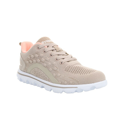 Propet Women's TravelActiv™ Axial Walking Shoe Taupe/Peach - WAT092MNTPE