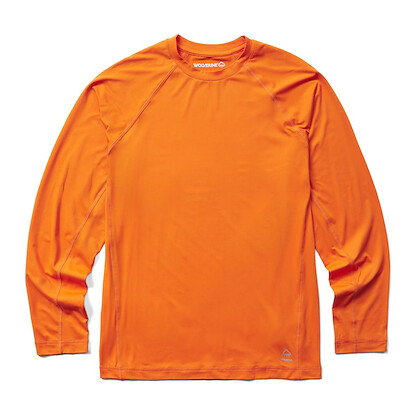 Wolverine Men's Sun-Stop Eco Long Sleeve Tee Orange - W1209140-821