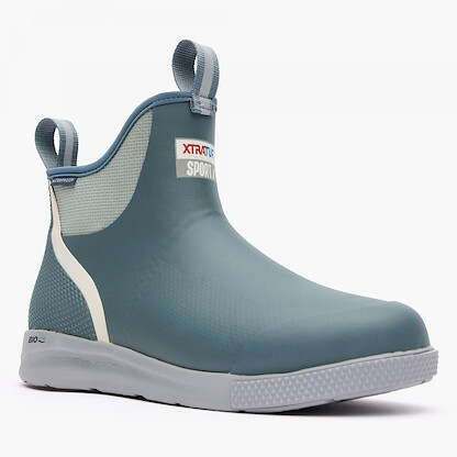 Xtratuf MXTRATUF Men's 6" Ankle Deck Boot Sport Stormy Blue - XADSM201