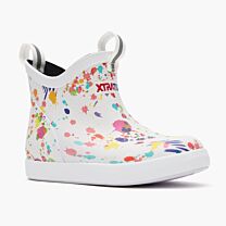 XTRATUF Unisex Little Kids' Ankle Deck Boot Paint Splatter - XKAB1PSC