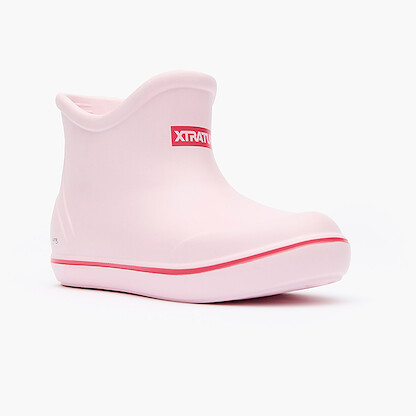 XTRATUF Big Kids’ TUFS Ankle Deck Boot Bubble Gum - XKTF400Y