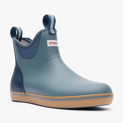 XTRATUF Men's Ankle Deck Boot Stormy Blue - XMAB203