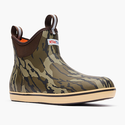Xtratuf Men's 6" Ankle Deck Boots Mossy Oak Bottomland Original -  XMABMOB