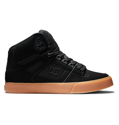 DC Shoes Men's Pure High-Top Shoes Black/Gum - ADYS400043-BGM