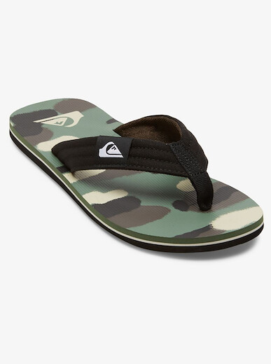 Quiksilver Men's Molokai Layback II Sandal Black/Brown/Green - AQYL101339-XKCG