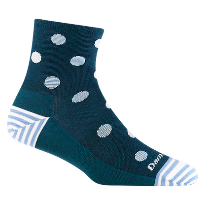 Darn Tough Women's Dottie Shorty Lightweight Lifestyle Sock Dark Teal - 6103-DARK TEAL