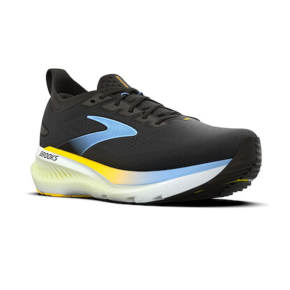 Brooks Men’s Glycerin 23 Neutral Running Shoe Black/Cyber Yellow/Nightlife - 110476-039