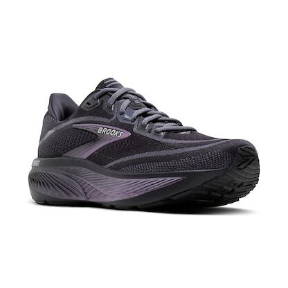 Brooks Women’s Ghost 18 Neutral Running Shoe Ebony/Folkstone/Metallic - 120482-058
