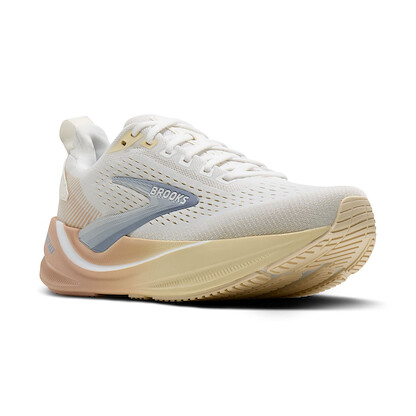 Brooks Women's Ghost Max 4 Running Shoe White/Rose/Rutabaga - 120485-173
