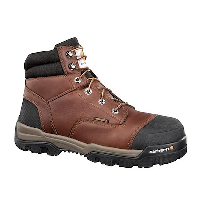 Carhartt Men's 6" Ground Force Composite Toe Waterproof Work Boots Peanut - CME6355