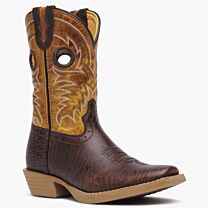 Durango Shyloh Unisex Kids' Western Boot Mole Brown/Golden Maize - DBT0257C