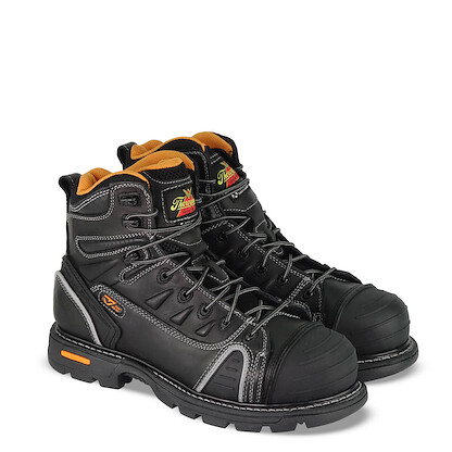 Thorogood Men's 6" GEN-Flex2® Series Composite Toe Work Boot Black Oiled Leather - 804-6444
