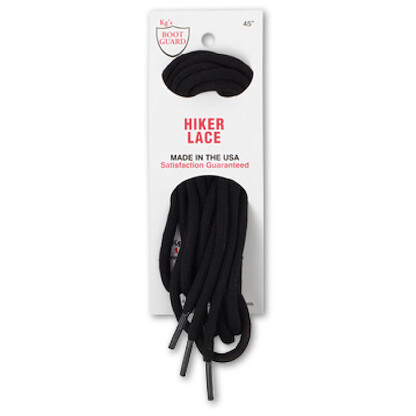 KG's Boot Guard 63" Hiker Laces Black (1 pair) - 363BL