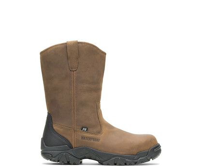 HYTEST Apex Waterproof Insulated Composite Toe Wellington Brown Work Boot - K15481