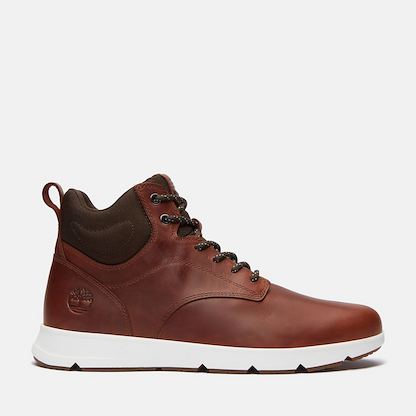 Timberland Men's Parker Street High-Top Shoe Rust Full Grain - TB0A6BXEEM6