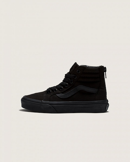 Vans Boys K Sk8-Hi Zip Active (Little Kid), Black, 12.5 M US