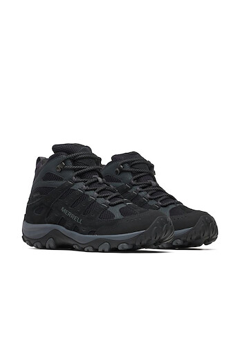 Merrell Men's Accentor 4 Mid Black Waterproof Hiking Boot - J00005282