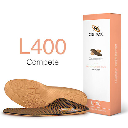 Aetrex Women's Compete Posted Orthotics for Active Lifestyles (Lynco) - L400W
