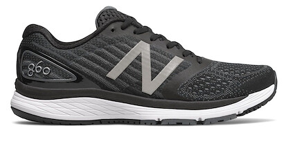 New Balance Men's M860 v9 Running Shoe Black/White - M860BK9