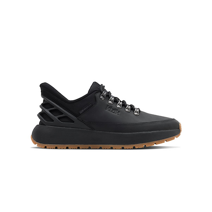 Kizik Men's Wasatch Leather Low Athletic Shoe Blackout - MWAL2601